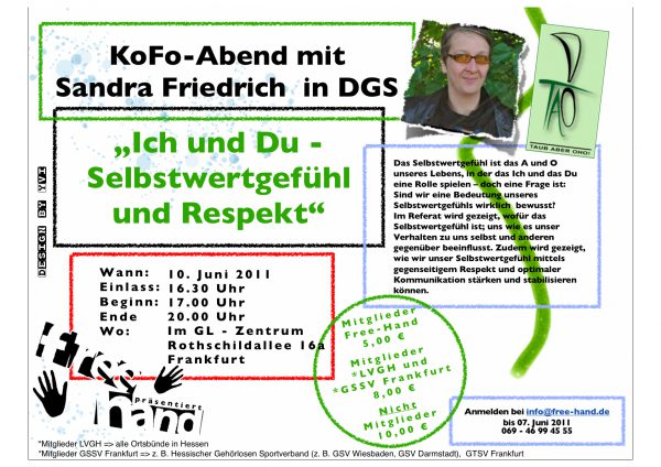 KoFo-Vortrag "ICH und DU - Selbstwertgefühl und Respekt"